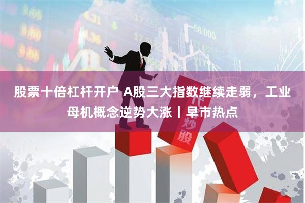 股票十倍杠杆开户 A股三大指数继续走弱，工业母机概念逆势大涨丨早市热点