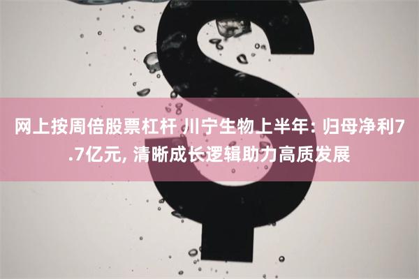网上按周倍股票杠杆 川宁生物上半年: 归母净利7.7亿元, 清晰成长逻辑助力高质发展