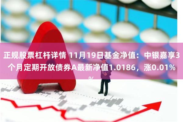 正规股票杠杆详情 11月19日基金净值：中银嘉享3个月定期开放债券A最新净值1.0186，涨0.01%