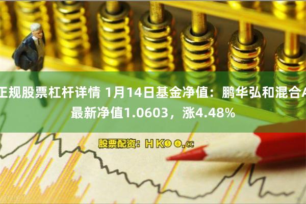 正规股票杠杆详情 1月14日基金净值：鹏华弘和混合A最新净值1.0603，涨4.48%