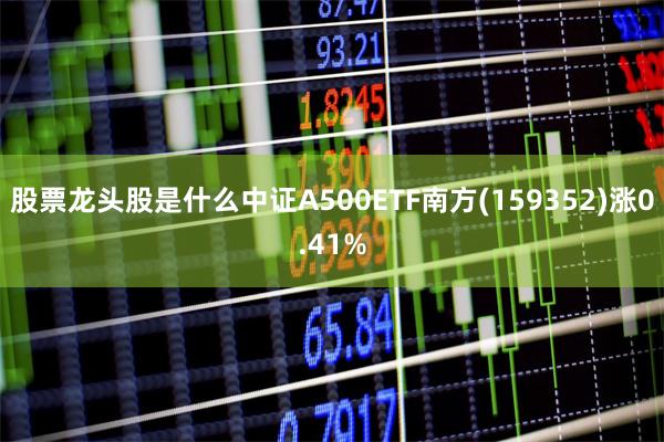 股票龙头股是什么中证A500ETF南方(159352)涨0.